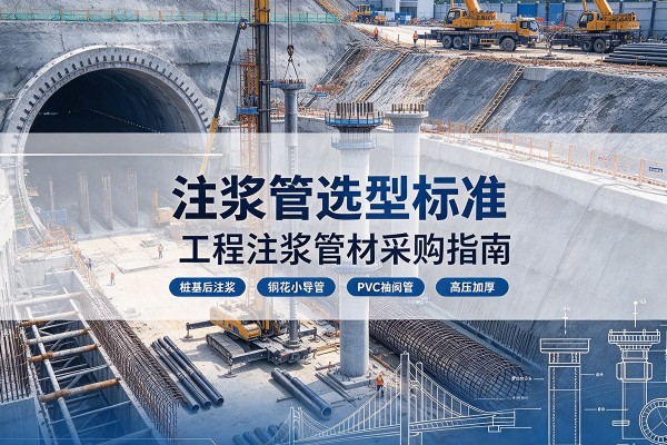 贵阳注浆管选型标准