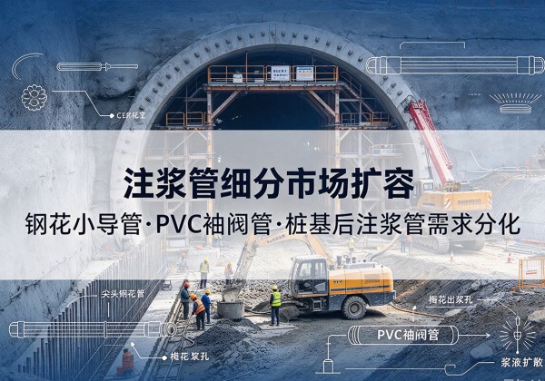 贵阳注浆管细分市场扩容，隧道钢花小导管、PVC 袖阀管、桩基后注浆管需求分化